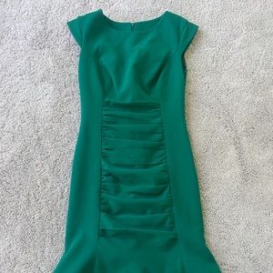 Lyn Kohls Ltd green ruffle dress